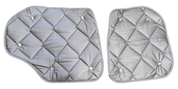 Thermomatten Premium VW Caddy 5 ab 11/2020 / Tourneo Connect ab 05/2022 - zum Konfigurieren - mit farbigem Einfassband